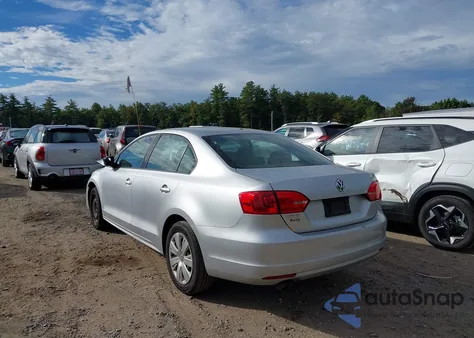 2012 Volkswagen Jetta 2.0L S from USA, damaged, VIN 3VW2K7AJ3CM390674